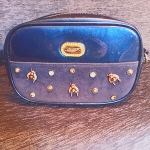 Brangio Blue and Gold Belt Bag